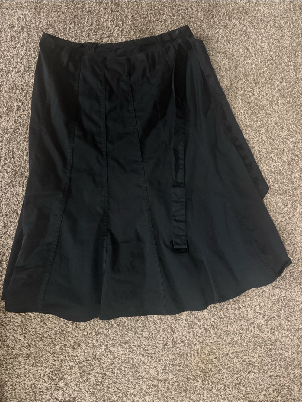 Black A-Line Women's Skirt
